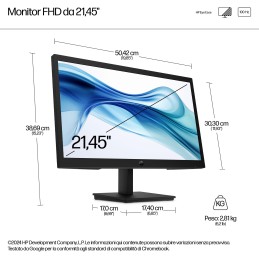 HP Monitor serie 3 Pro FHD da 21,45" – 322pv