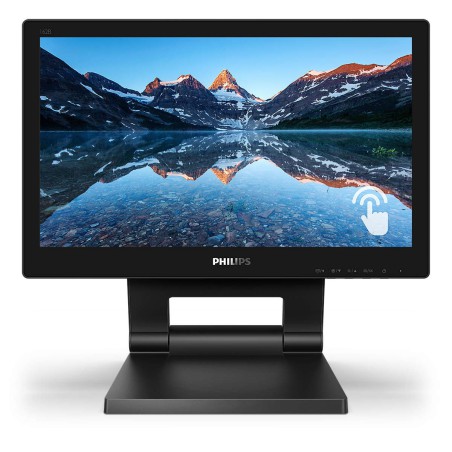 Philips 162B9T 00 Monitor PC 39,6 cm (15.6") 1366 x 768 Pixel HD LCD Touch screen Nero