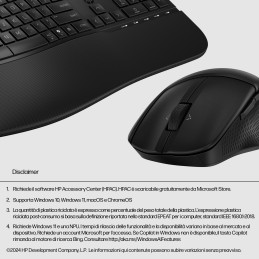 HP Combinazione di tastiera e mouse dual-mode 685 Comfort