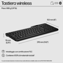 HP Tastiera wireless dual-mode 475