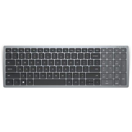 DELL KB740 tastiera Ufficio RF senza fili + Bluetooth QWERTY US International Grigio, Nero