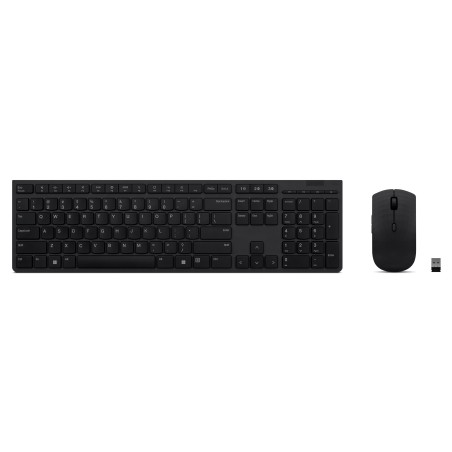 Lenovo 4X31K03951 tastiera Mouse incluso RF senza fili + Bluetooth Italiano Nero