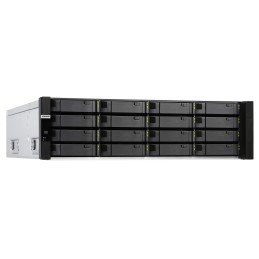 QNAP ES1686dc NAS Armadio (3U) Intel® Xeon® D D-2123IT 32 GB DDR4 0 TB QNAP QES Nero, Grigio