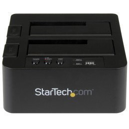 StarTech.com Dock Duplicatore autonomo USB 3.1 (10Gbps) per SATA SSD HDD da 2,5" & 3,5" - Duplicatore fast-speed 28GB min