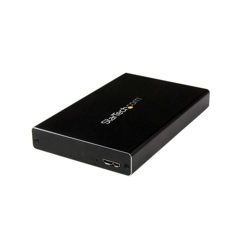 StarTech.com Box Esterno Universale per disco rigido SATA III da 2,5" USB 3.0 - Case SSD HDD portabile SATA 6 Gbps - supporto