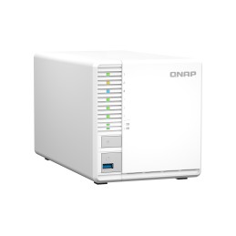 QNAP TS-364 NAS Tower Intel® Celeron® 4 GB DDR4 0 TB QNAP QTS Bianco