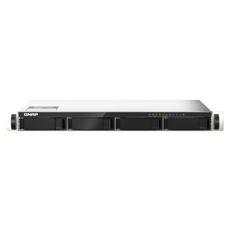 QNAP TS-435XEU NAS Rack (1U) Marvell CN9131 4 GB DDR4 0 TB QNAP QTS Nero, Grigio