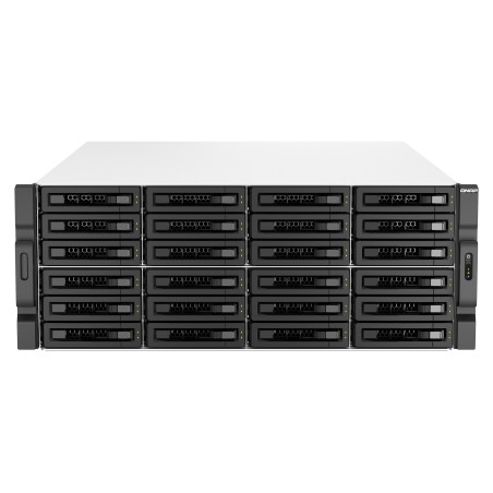 QNAP TS-H3087XU-RP NAS Armadio (4U) Intel Xeon E E-2378 64 GB DDR4 0 TB QuTS hero Nero, Bianco