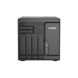 QNAP TS-h686 NAS Tower Intel® Xeon® D D-1602 8 GB DDR4 0 TB QuTS hero Nero