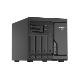 QNAP TS-h686 NAS Tower Intel® Xeon® D D-1602 8 GB DDR4 0 TB QuTS hero Nero