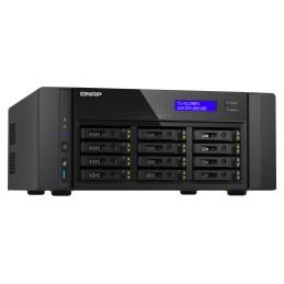 QNAP TS-h1290FX NAS Tower EPYC 7302P 256 GB DDR4 0 TB QuTS hero Nero