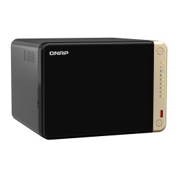 QNAP TS-664 NAS Tower Intel® Celeron® N5095 8 GB DDR4 36 TB HDD QNAP QTS Nero, Bronzo