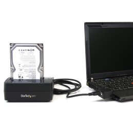 StarTech.com Docking Station per Hard Disk a Singolo Slot - Dock USB 3.0 (5 Gbps) per Hard Drive HDD SSD SATA I II III da