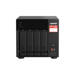 QNAP TS-473A NAS Tower Ryzen Embedded V1500B 8 GB DDR4 16 TB HDD QNAP Turbo System Nero