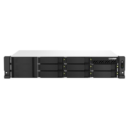 QNAP TS-873AEU-4G server NAS e di archiviazione Armadio (2U) Ryzen Embedded V1500B 4 GB DDR4 0 TB QuTS hero Nero