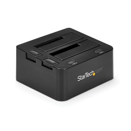 StarTech.com Docking Station USB 3.0 per doppio Hard Disk SSD   SATA da 2.5"   3.5" con UASP