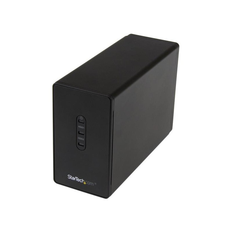 StarTech.com BOX Esterno a doppio alloggiamento Disco rigido da 2,5" - USB 3.0 a SATA III 6Gbps con RAID & UASP