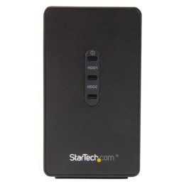 StarTech.com BOX Esterno a doppio alloggiamento Disco rigido da 2,5" - USB 3.0 a SATA III 6Gbps con RAID & UASP