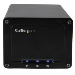 StarTech.com BOX Esterno a doppio alloggiamento Disco rigido da 2,5" - USB 3.1 (10Gbps) a SATA