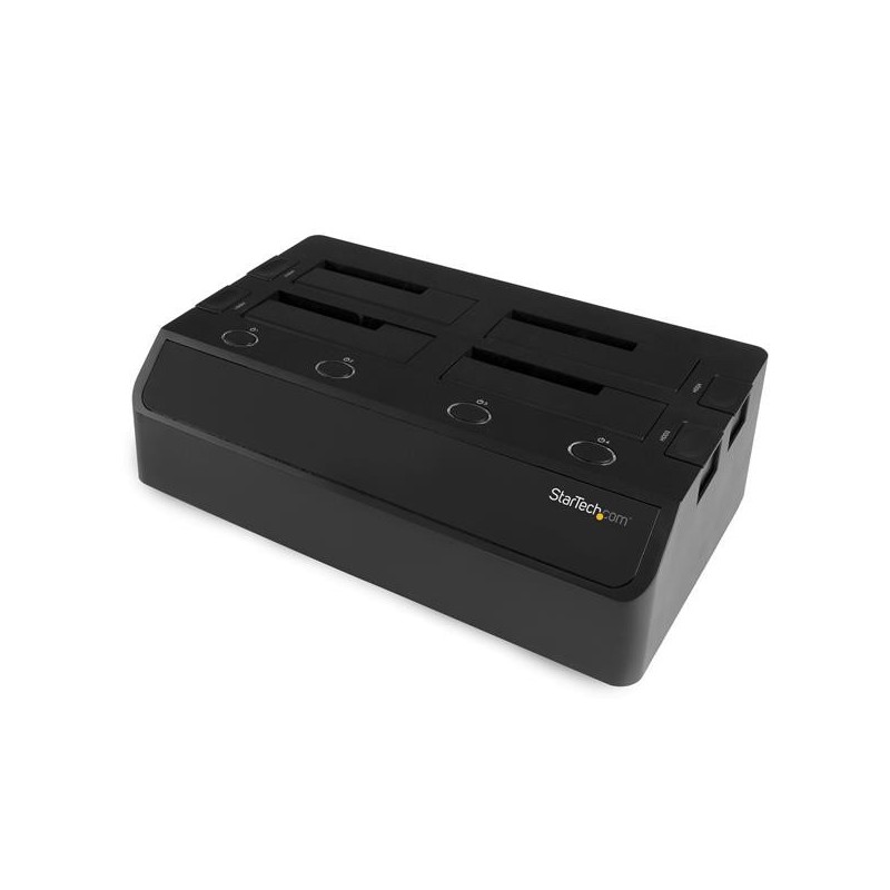 StarTech.com Docking Station a 4 alloggiamenti per SSD HDD da 2,5" 3,5" - eSATA USB 3.0 a SATA (6Gbps)