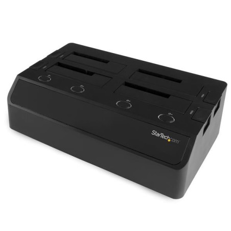 StarTech.com Docking Station a 4 alloggiamenti per SSD HDD da 2,5" 3,5" - eSATA USB 3.0 a SATA (6Gbps)