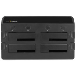 StarTech.com Docking Station a 4 alloggiamenti per SSD HDD da 2,5" 3,5" - eSATA USB 3.0 a SATA (6Gbps)