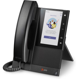 POLY Telefono multimediale aziendale CCX 505 per Microsoft Teams e abilitato per PoE