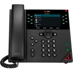 POLY Telefono IP VVX 450 a 12 linee abilitato per PoE