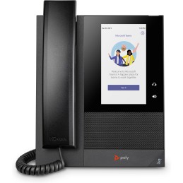 POLY Telefono multimediale aziendale CCX 400 per Microsoft Teams e abilitato per PoE