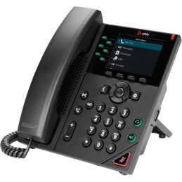 POLY Telefono IP VVX 350 a 6 linee abilitato per PoE