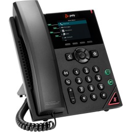 POLY Telefono IP VVX 250 a 4 linee abilitato per PoE GSA TAA