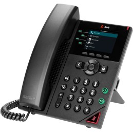 POLY Telefono IP VVX 250 a 4 linee abilitato per PoE GSA TAA