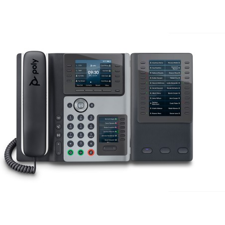 POLY Telefono IP Edge E400 abilitato per PoE