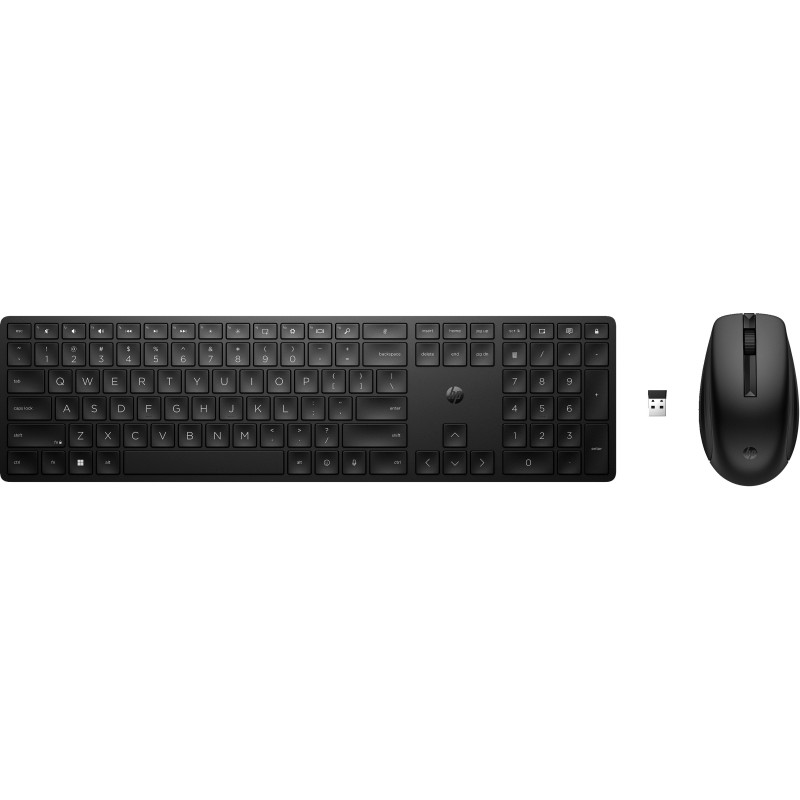 HP Tastiera e mouse wireless combinati 655 (Black 10)