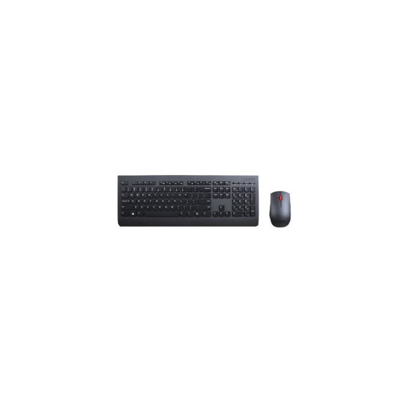 Lenovo 4X30H56809 tastiera Mouse incluso Ufficio RF Wireless QWERTZ Tedesco Nero