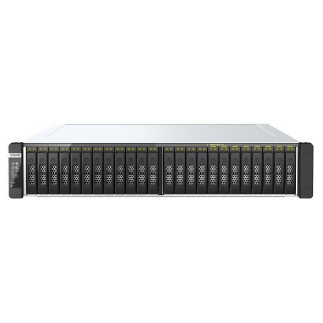 QNAP TDS-h2489FU Server di archiviazione Armadio (2U) Intel® Xeon® Silver 4309Y 64 GB DDR4 0 TB QuTS hero Nero, Argento