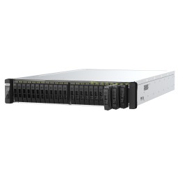 QNAP TDS-h2489FU Server di archiviazione Armadio (2U) Intel® Xeon® Silver 4309Y 64 GB DDR4 0 TB QuTS hero Nero, Argento