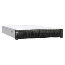 QNAP TDS-h2489FU Server di archiviazione Armadio (2U) Intel® Xeon® Silver 4309Y 64 GB DDR4 0 TB QuTS hero Nero, Argento