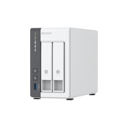 QNAP TS-216G server NAS e di archiviazione Tower Cortex-A Cortex-A55 4 GB HDD Bianco