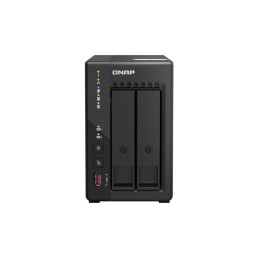 QNAP TS-253E NAS Tower Intel® Celeron® J6412 8 GB 0 TB QNAP QTS Nero