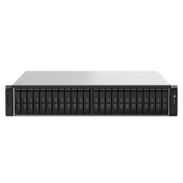 QNAP TS-h2490FU NAS Armadio (2U) EPYC 7302P 256 GB DDR4 0 TB QuTS hero Nero, Grigio