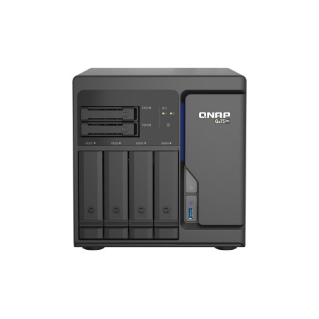 QNAP TS-h686 NAS Tower Intel® Xeon® D D-1602 8 GB DDR4 0 TB QuTS hero Nero