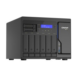 QNAP TS-h886 NAS Tower Intel® Xeon® D D-1602 8 GB DDR4 0 TB QuTS hero Nero