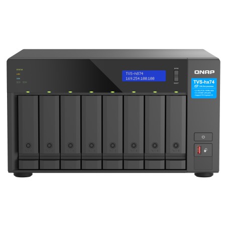 QNAP TVS-H874T-I9-64G server NAS e di archiviazione Tower Intel® Core™ i9 64 GB DDR4 0 TB QNAP QTS Nero