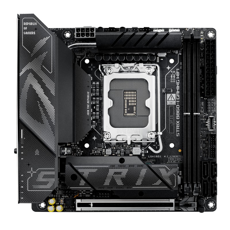 ASUS ROG STRIX B860-I GAMING WIFI Intel B860 LGA 1851 (Socket V1) mini ITX ASUS ROG STRIX B860-I GAMING WIFI Intel B860 LGA 1851 (Socket V1) mini ITX