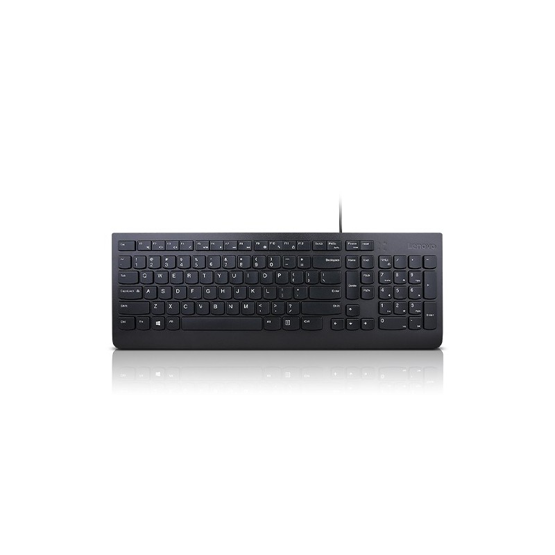 Lenovo Essential tastiera Universale USB QWERTY Italiano Nero Lenovo Essential tastiera Universale USB QWERTY Italiano Nero
