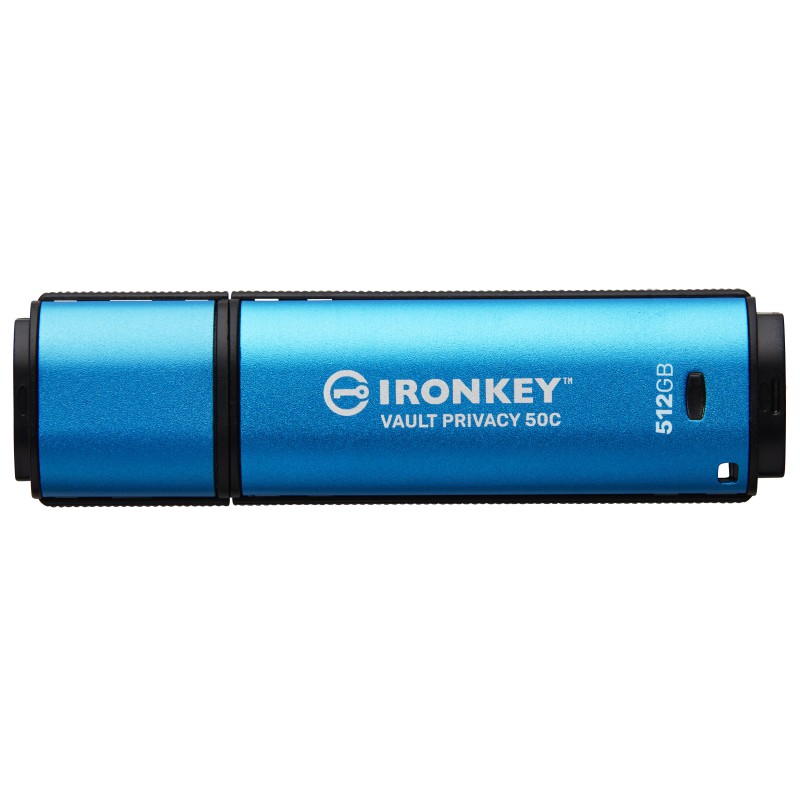 Kingston Technology IronKey 512 GB USB-C Vault Privacy 50C crittografia AES-256, FIPS 197 Kingston Technology IronKey 512 GB USB-C Vault Privacy 50C crittografia AES-256, FIPS 197