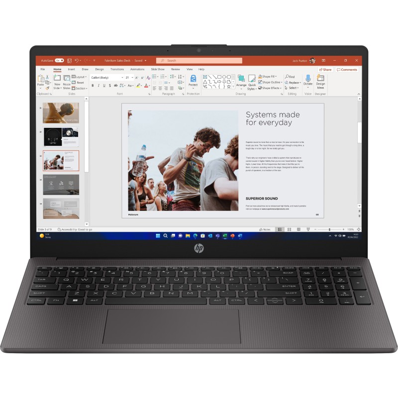 HP 250 G10 Intel® Core™ i5 i5-1334U Computer portatile 39,6 cm (15.6") Full HD 8 GB DDR4-SDRAM 256 GB SSD Wi-Fi 6 (802.11ax) HP 250 G10 Intel® Core™ i5 i5-1334U Computer portatile 39,6 cm (15.6") Full HD 8 GB DDR4-SDRAM 256 GB SSD Wi-Fi 6 (802.11ax)