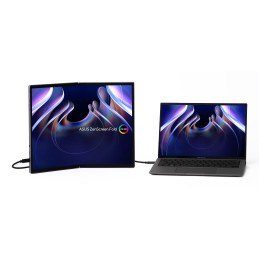 ASUS ZenScreen Fold OLED MQ17QH Monitor PC 43,9 cm (17.3") 2560 x 1920 Pixel Quad HD Argento