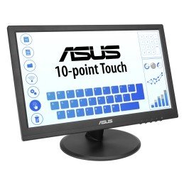 ASUS Touch VT169HE Monitor PC 39,6 cm (15.6") 1920 x 1080 Pixel Full HD LED Touch screen Da tavolo Nero